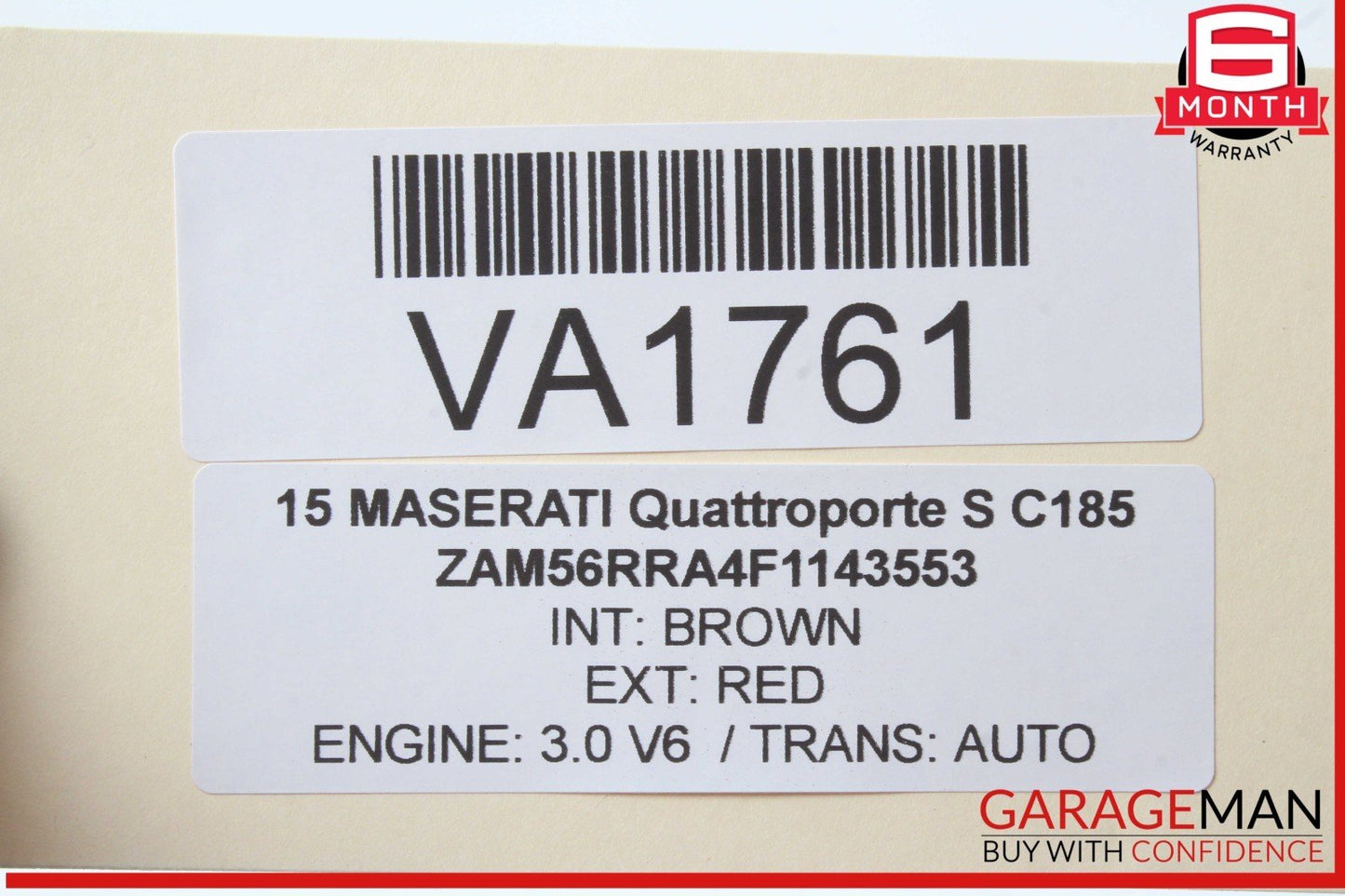 14-20 Maserati Quattroporte Front Left Driver Seat Control Switch Module OEM
