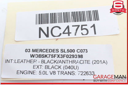 03-06 Mercedes R230 SL500 SL600 Shifter Gear Select Indicator Switch OEM
