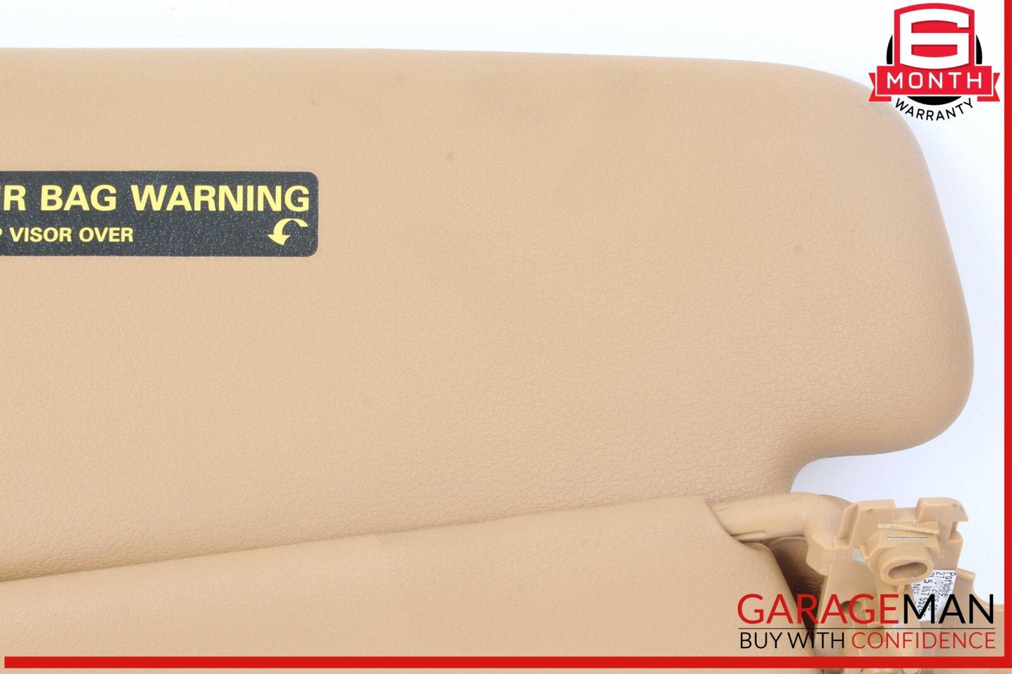 03-10 Porsche Cayenne 955 957 Front Right Side Sunvisor Sun Visor Shade Brown