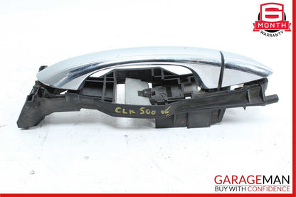 03-09 Mercedes W209 CLK500 Front Right Exterior Door Handle Tellurium Silver