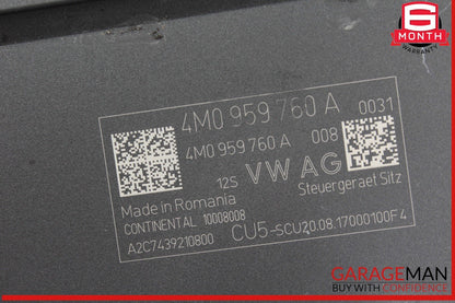 18-24 Audi A5 Front Left Driver Side Seat Control Module Unit 4M0959760A OEM