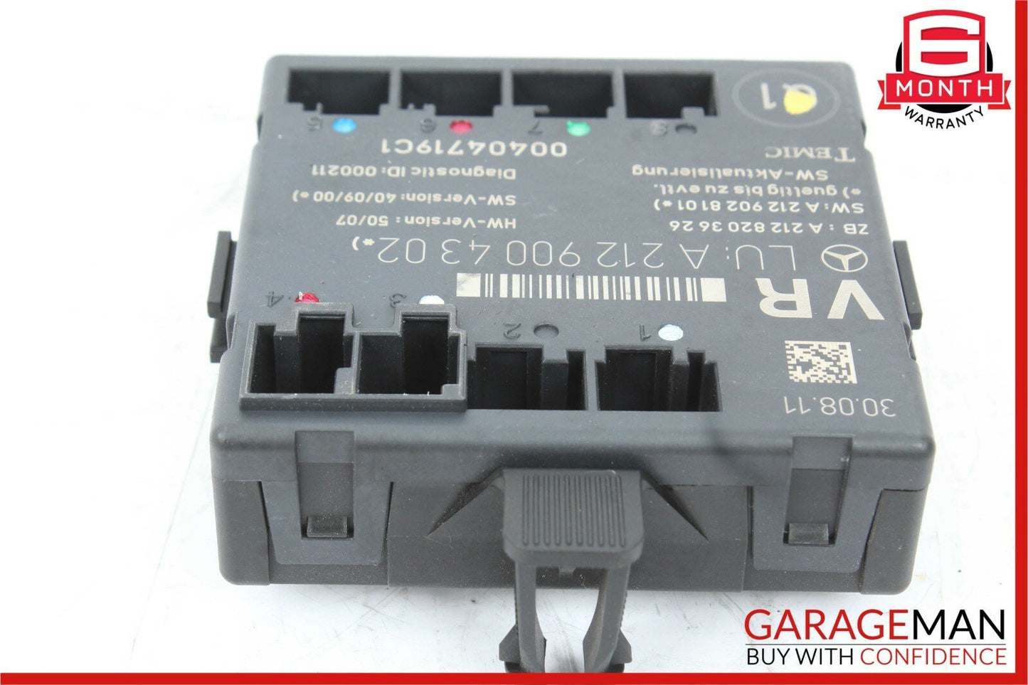 08-14 Mercedes W204 C250 C300 Front Right Passenger Side Door Controller Module
