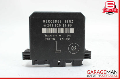 01-07 Mercedes W203 C240 C320 Door Control Module Rear Left 2038202185 OEM