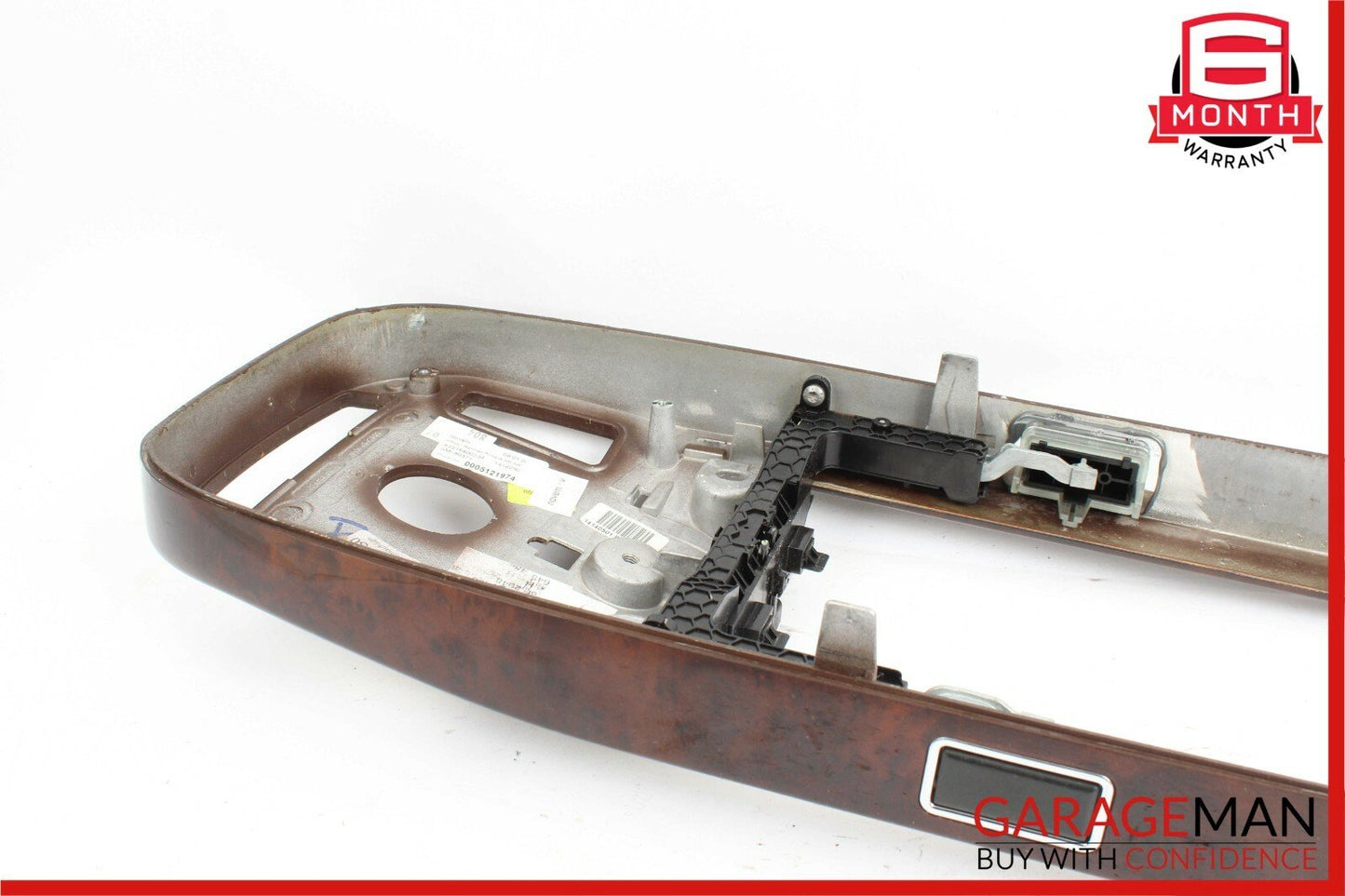 07-09 Mercedes W221 S550 S63 AMG Center Console Trim Bezel Wood 2216800234 OEM