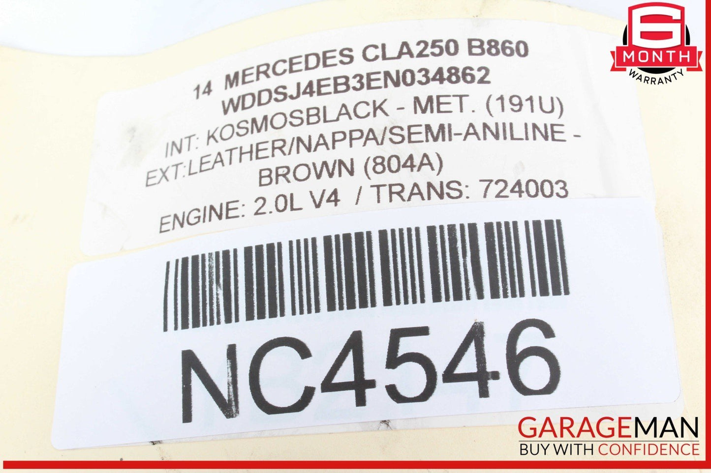 14-19 Mercedes W117 CLA250 Front Center AC A/C Air Vent Nozzle Trim Grill OEM