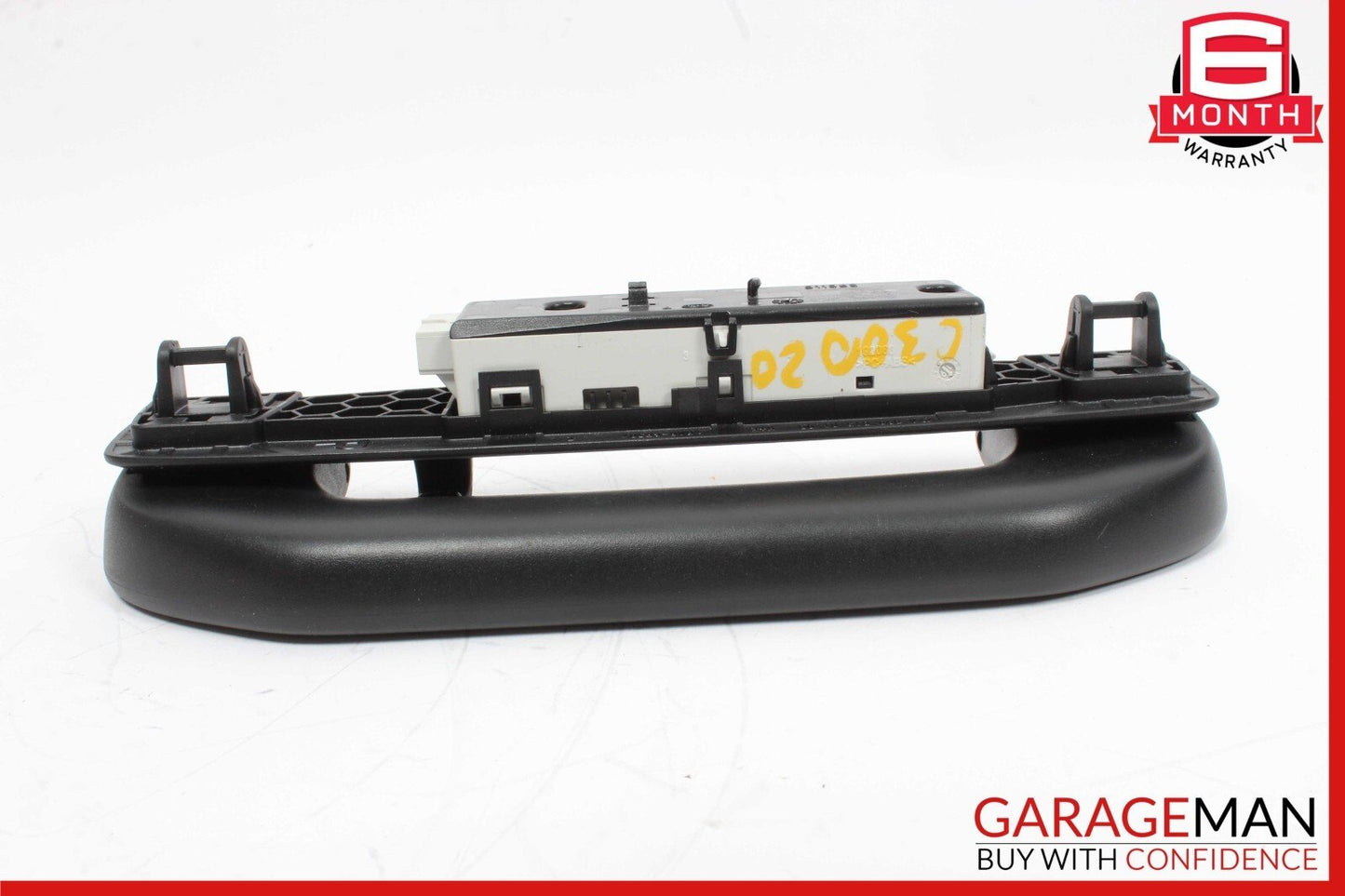 15-20 Mercedes W205 C300 Rear Right Side Roof Grab Handle w/ Lamp Black