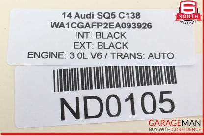 14-17 Audi SQ5 Rear Left Driver Side Door Lock Latch Actuator 8K0839015D OEM