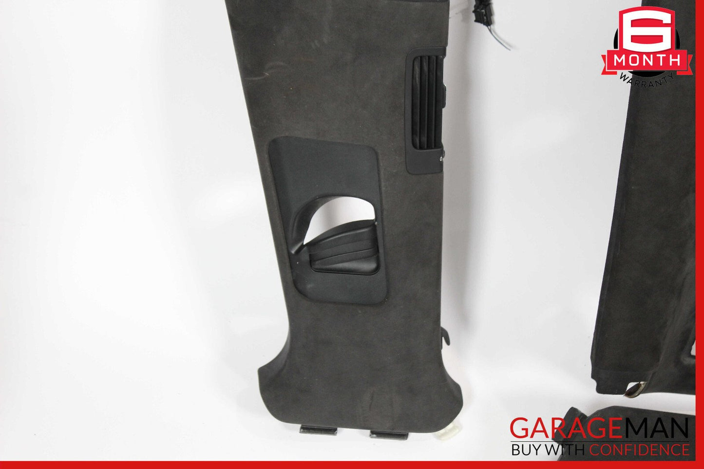 11-14 Porsche Cayenne 958 Headliner Pillar Trim Panel Cover Set Black OEM