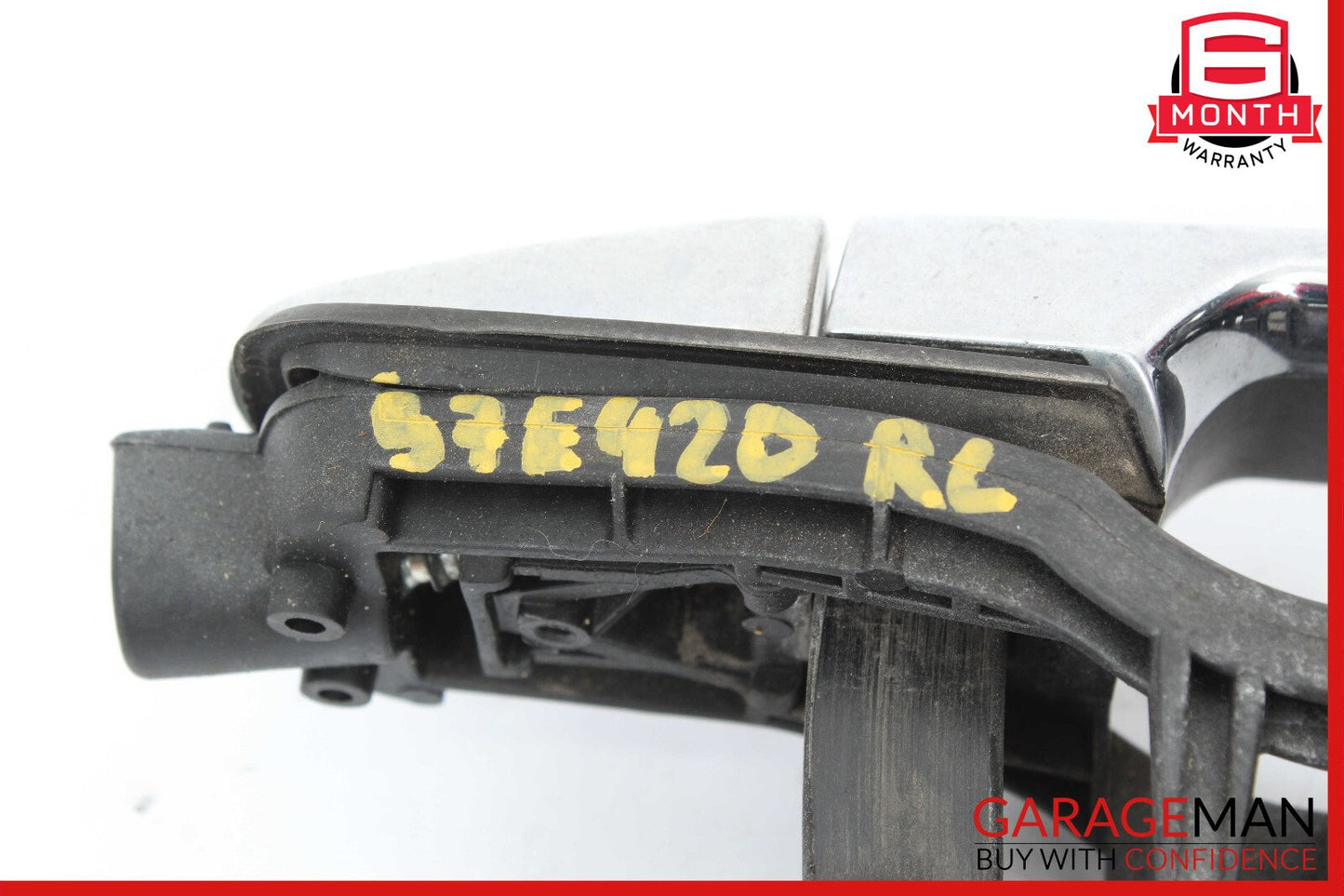 96-02 Mercedes W210 E420 Rear Left Exterior Door Handle Black OEM