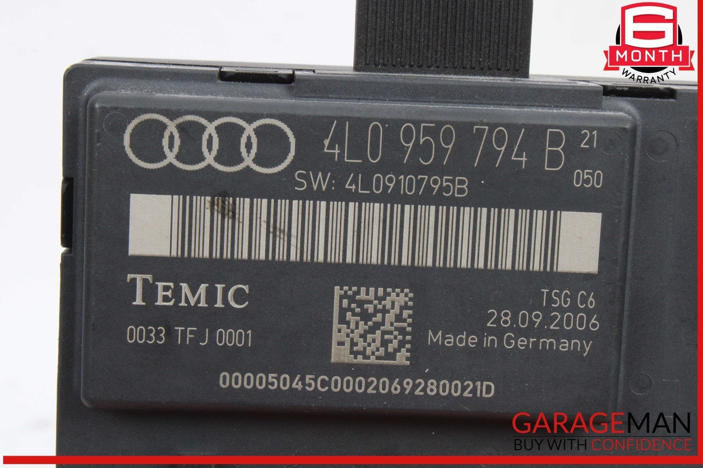 07-09 Audi Q7 Rear Right Passenger Side Door Control Module Unit 4L0959794B OEM