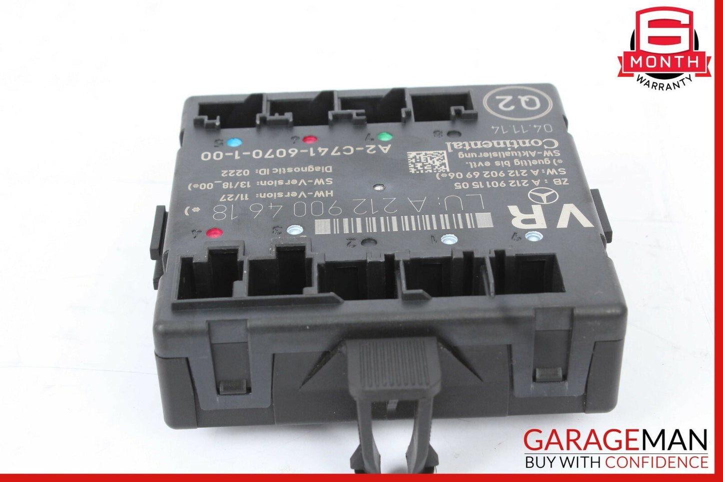 08-15 Mercedes W204 C250 Front Right Passenger Side Door Control Module OEM