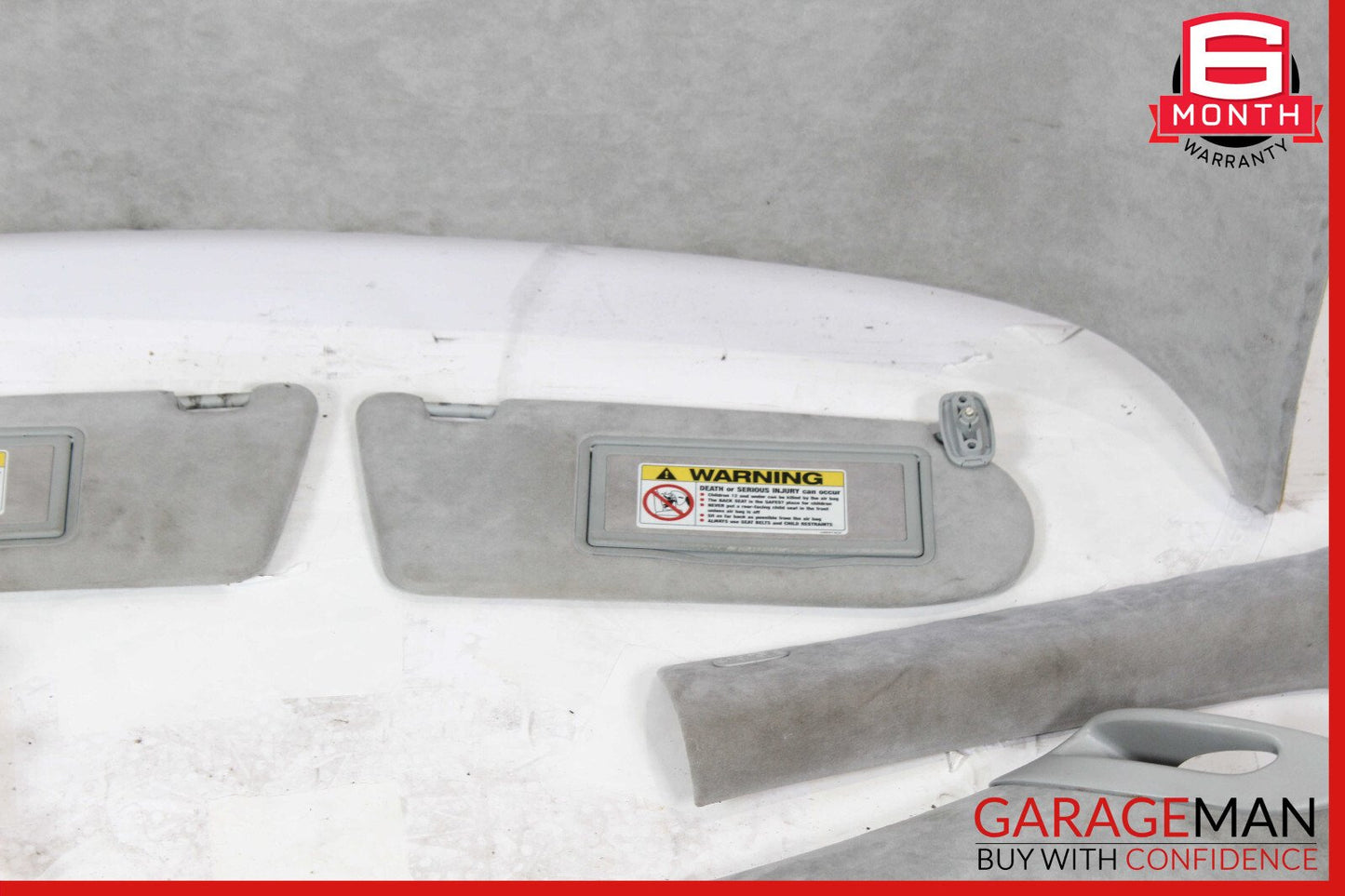 00-06 Mercedes W215 CL600 Roof Headliner Pillar Trim Assembly Suede OEM
