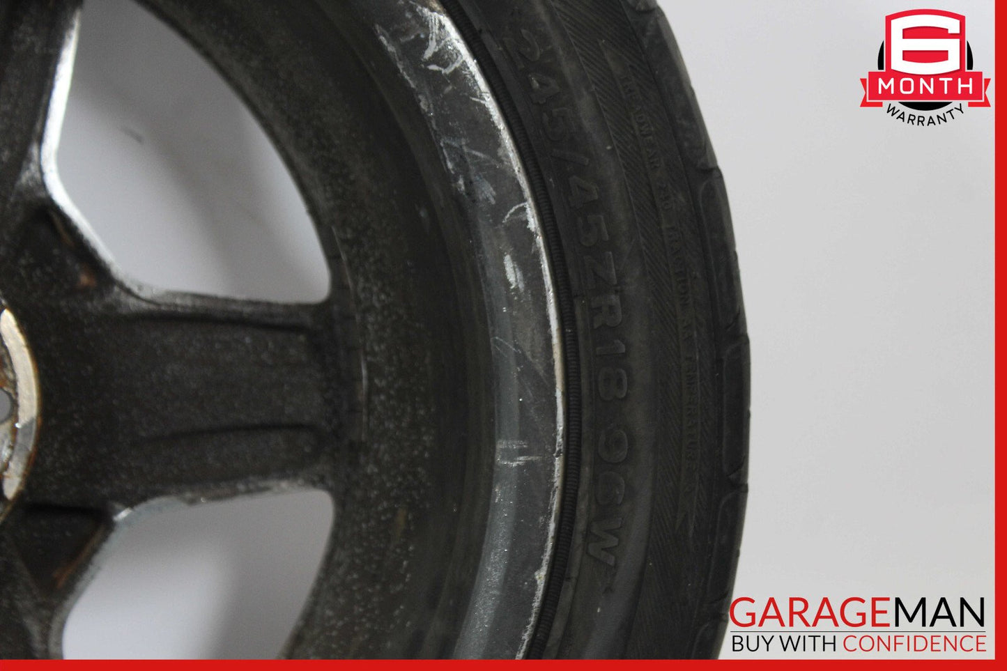 Mercedes W220 S500 S55 AMG 8.5 X R18 18" Front Wheel Tire Rim 2204013602 OEM