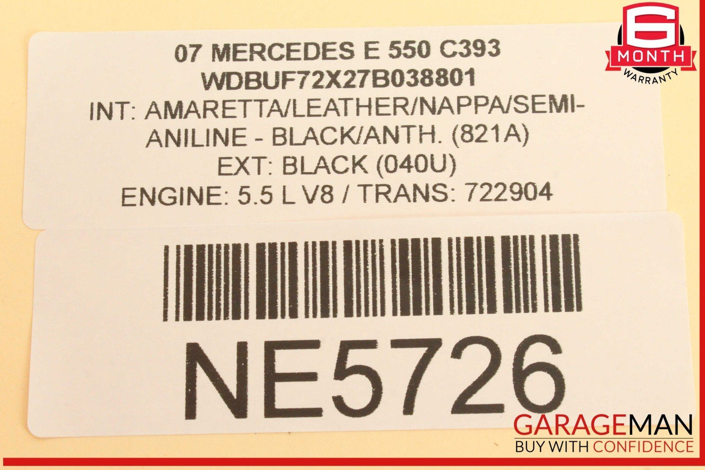 06-13 Mercedes W211 E550 E63 AMG Heated Seat Control Module Unit 2118702026 OEM