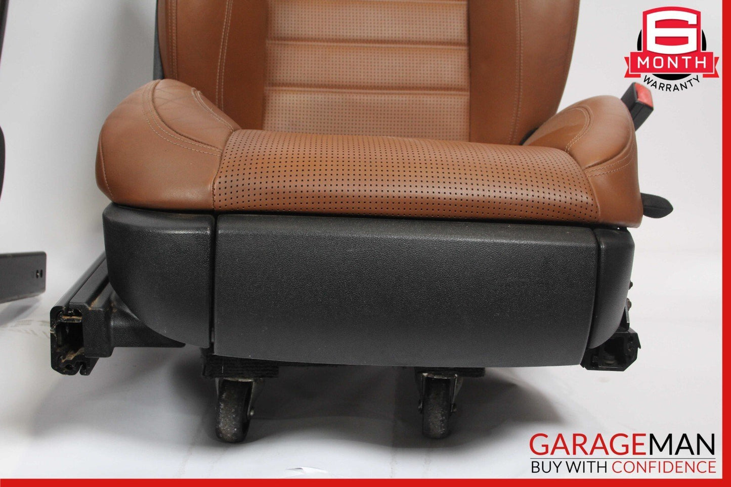 08-14 Mercedes W216 CL63 AMG Complete Front Seat Seats Cushion Assembly Brown