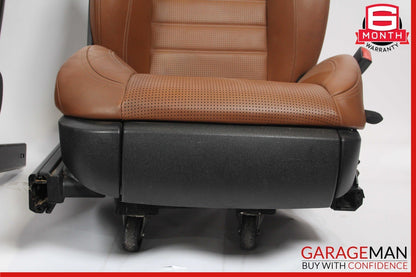 08-14 Mercedes W216 CL63 AMG Complete Front Seat Seats Cushion Assembly Brown