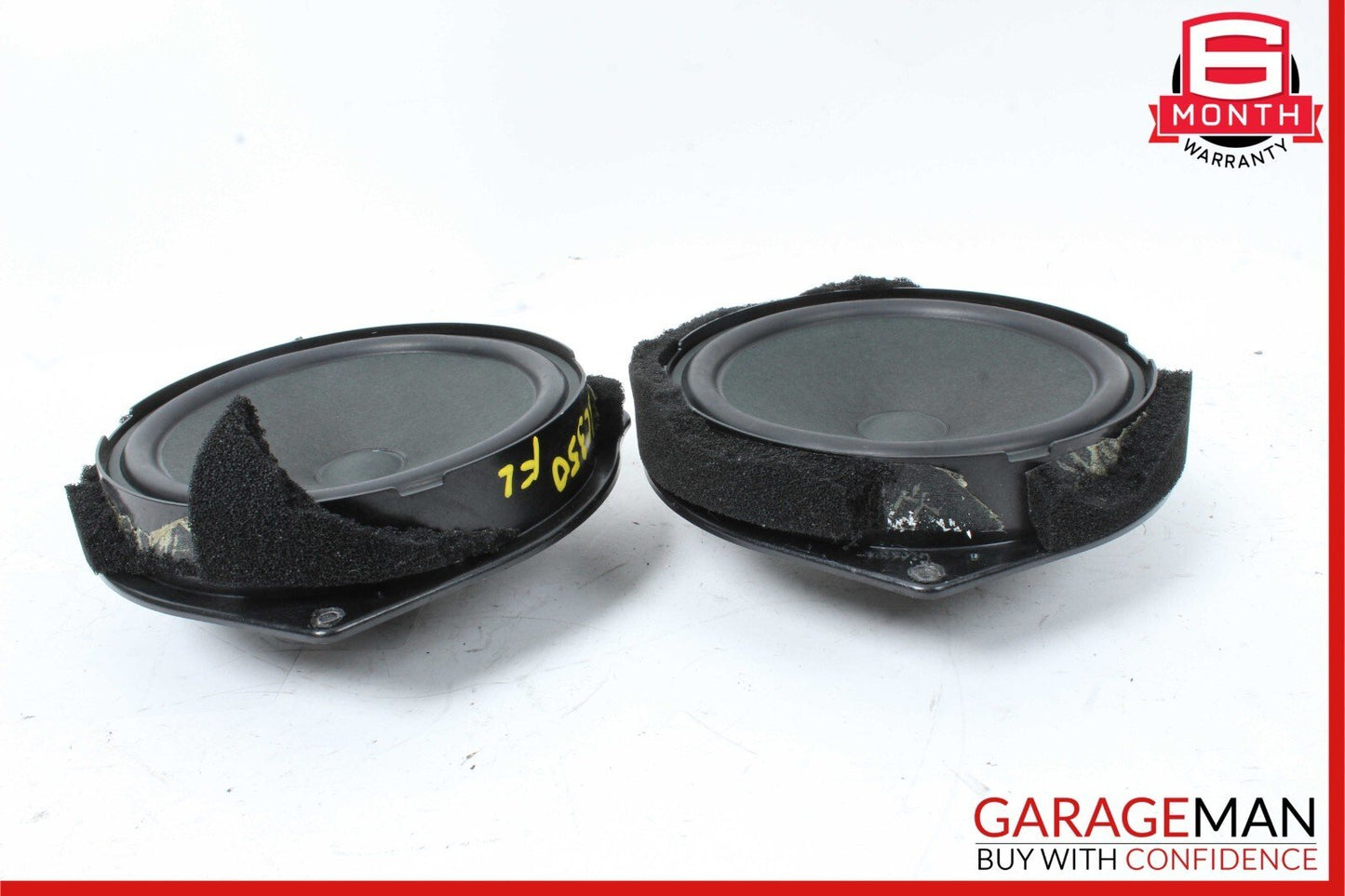 08-14 Mercedes W204 C350 Front Right & Left Side Door Sound Speaker Set of 2 Pc