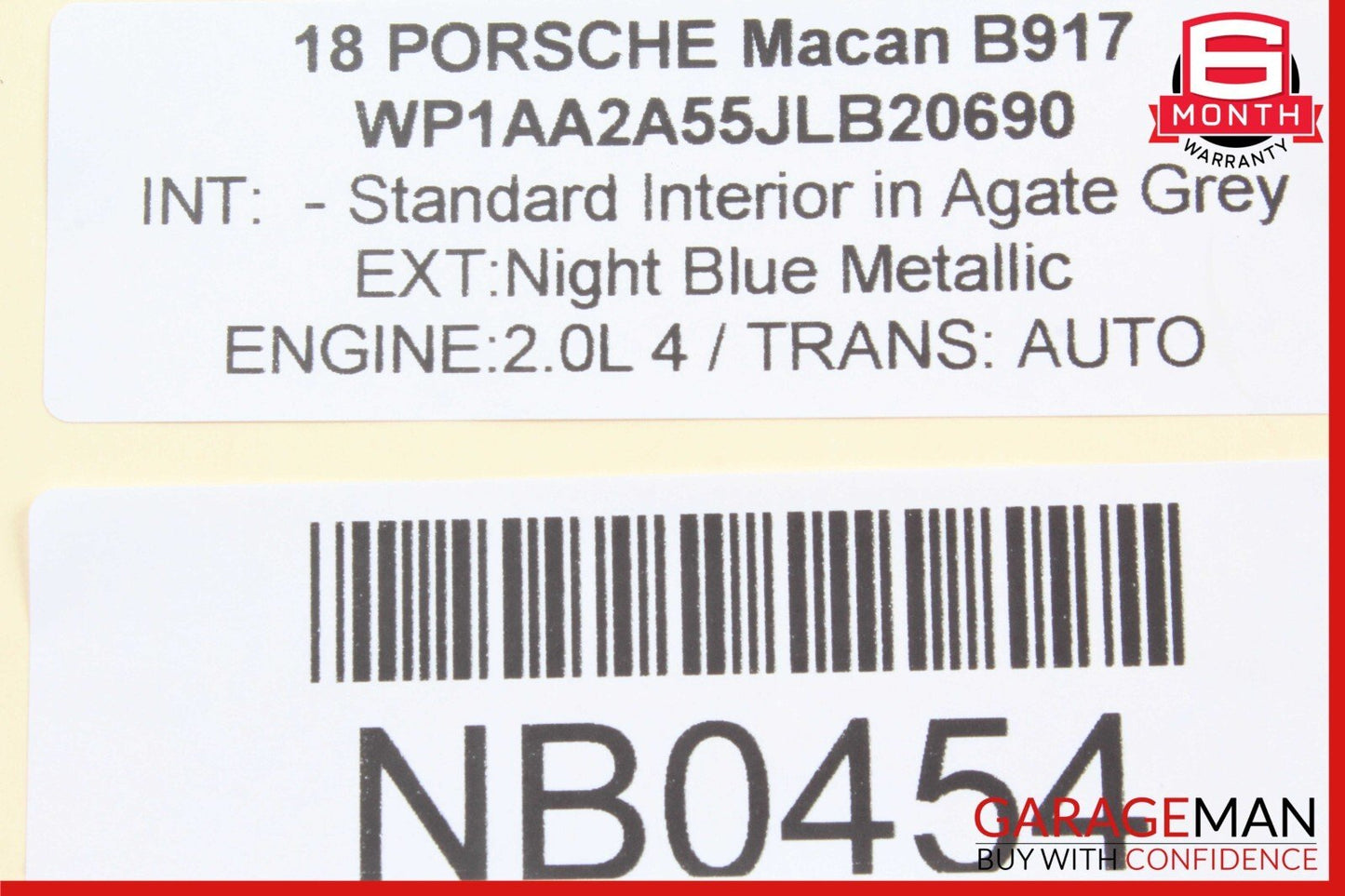 15-18 Porsche Macan 95B Navigation GPS Radio Player Display Screen Monitor OEM