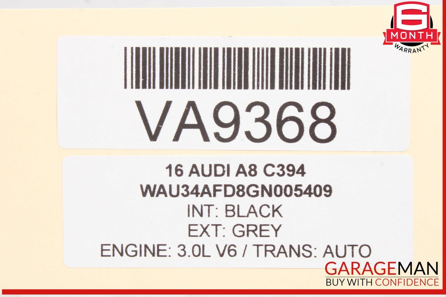 11-18 Audi A8 Rear Right Passenger Side Molding Deck Speaker Trim OEM