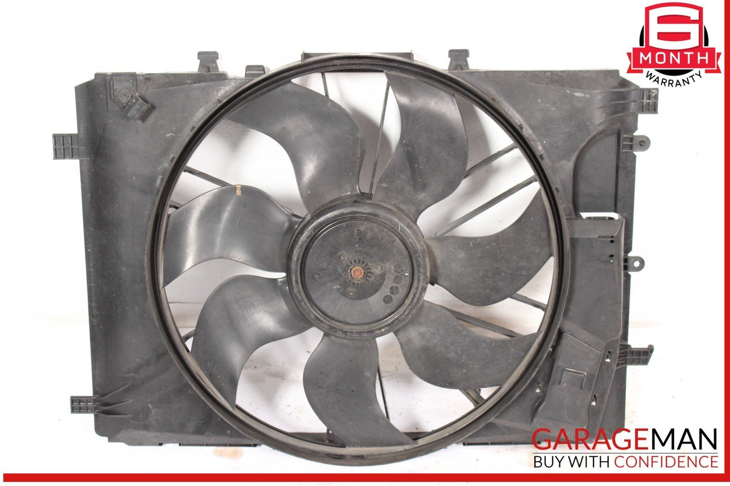 08-20 Mercedes W204 C250 E350 Engine Radiator Cooling Fan Motor Shroud Assy OEM