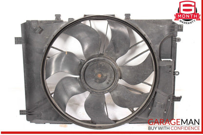 08-20 Mercedes W204 C250 E350 Engine Radiator Cooling Fan Motor Shroud Assy OEM