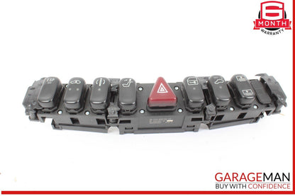 00-02 Mercedes W220 S500 Center ESP Hazard Light Door Lock Switch Control