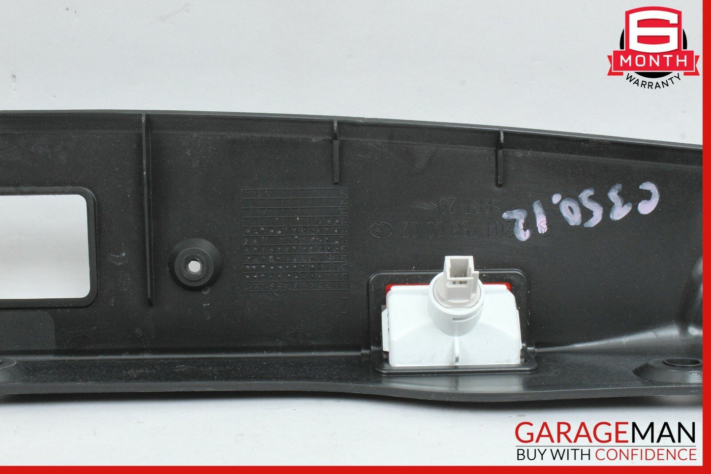 08-14 Mercedes W204 C300 C250 Trunk Lid Tailgate Handle Trim Panel Cover