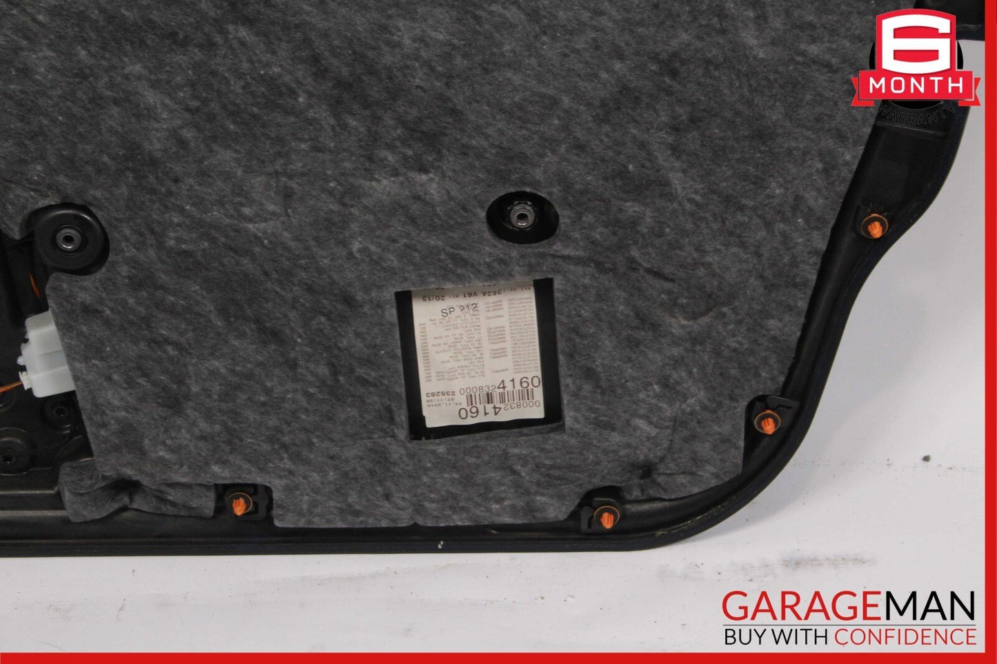 10-13 Mercedes W212 E550 E350 Front Left Interior Door Panel Trim Cover Black