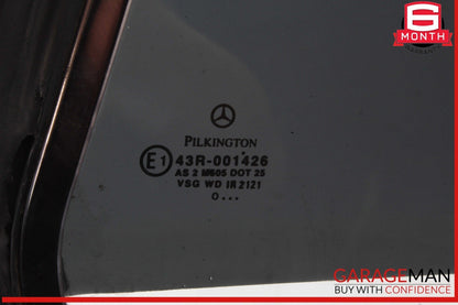00-06 Mercedes W215 CL55 AMG CL500 Rear Left Side Quarter Door Window Glass OEM