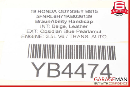 18-22 Honda Odyssey Rear Right Passenger Side Upper Control Arm OEM