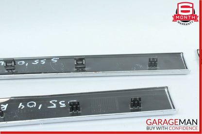 00-06 Mercedes W220 S500 S55 AMG Front & Rear Door Step Sill Sills Set of 4 Pc