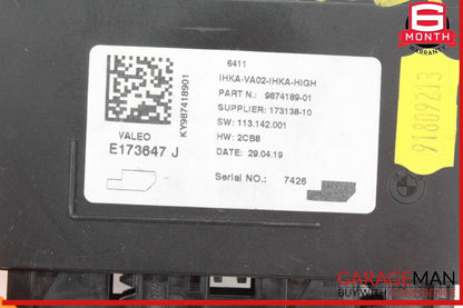 16-20 BMW X1 F48 AC A/C Air Conditioning HVAC Temperature Control Module Unit