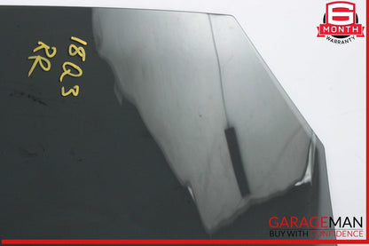 15-18 Audi Q3 Quattro Rear Right Passenger Side Door Window Glass 43R006723 OEM