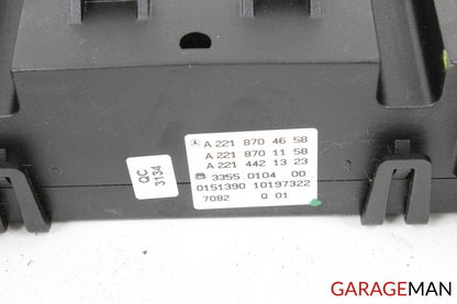 07-13 Mercedes W221 S550 CL600 A/C AC Heater Climate Control Switch Module OEM