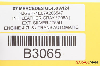 06-12 Mercedes W164 ML63 AMG GL450 Front Left Side Door Control Module OEM