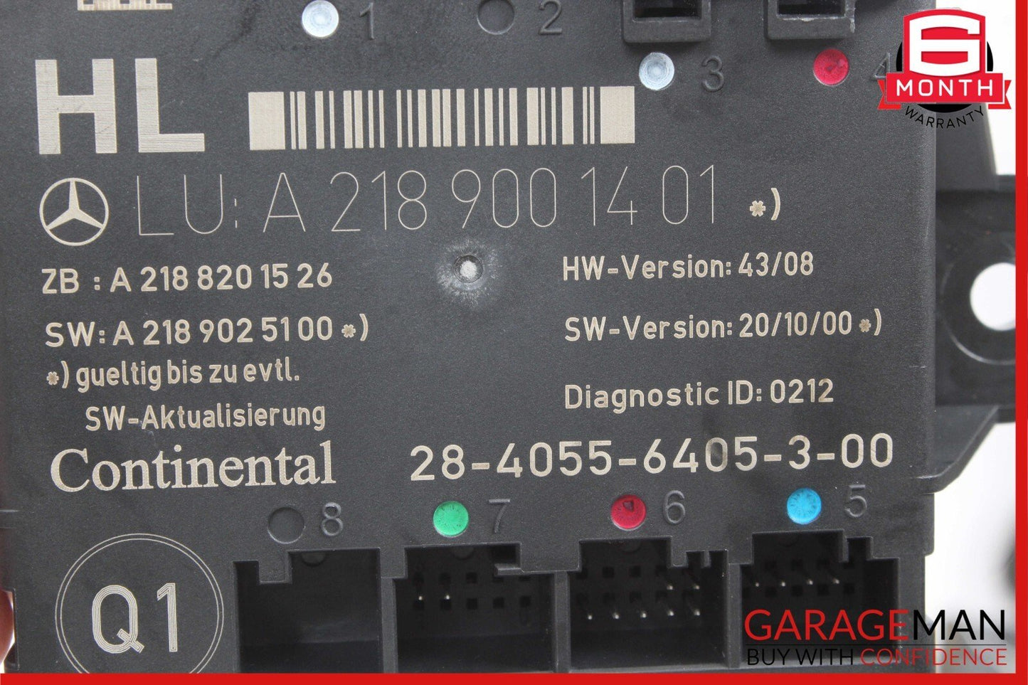 08-18 Mercedes E250 CLS550 C250 Rear Left Side Door Control Module Unit