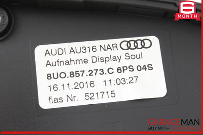 15-18 Audi Q3 Dashboard Navigation Information Display Screen Monitor 8U0857273C