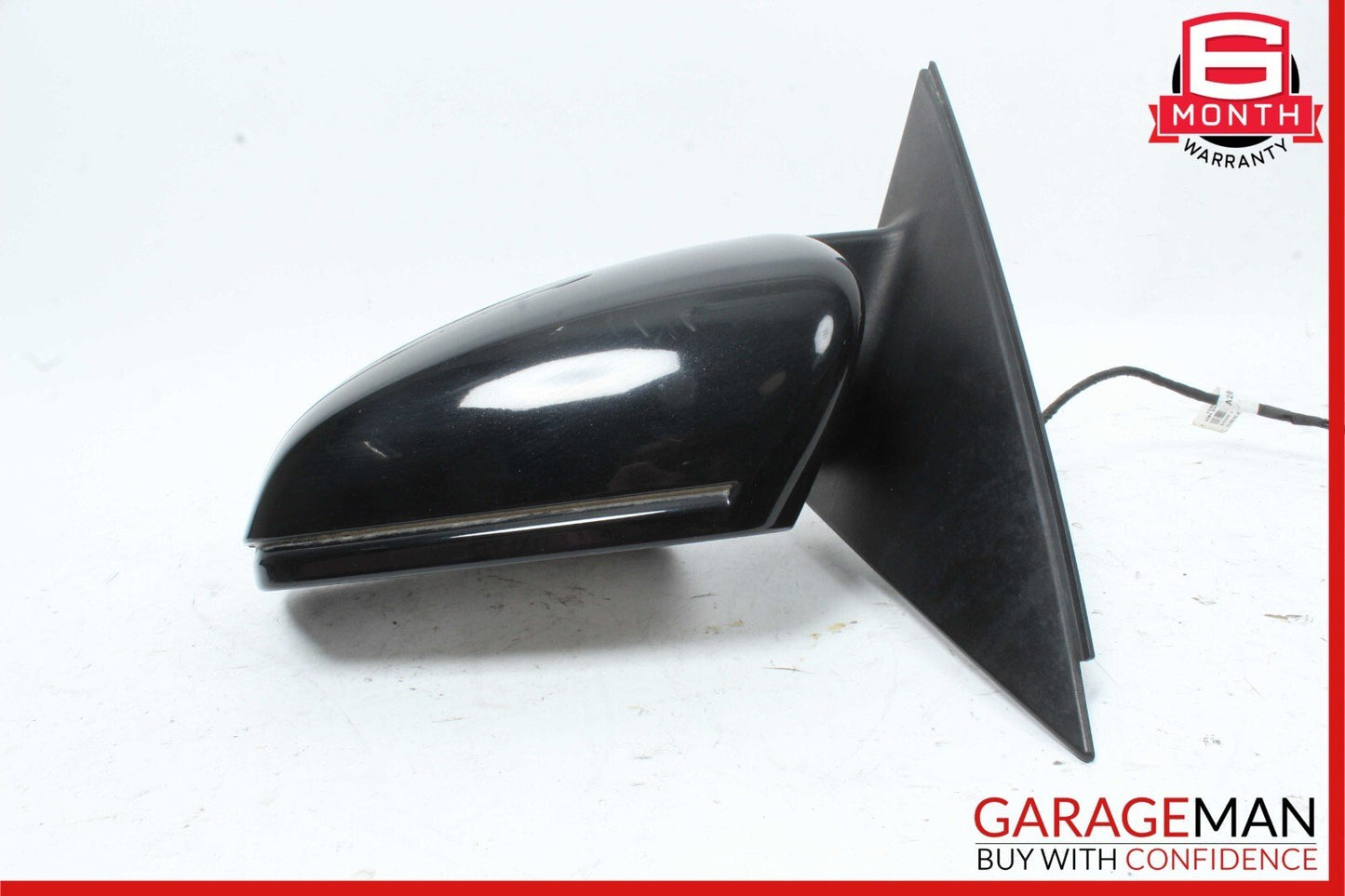10-11 Mercedes W204 C300 Front Left Side Mirror Rear View Door Black OEM