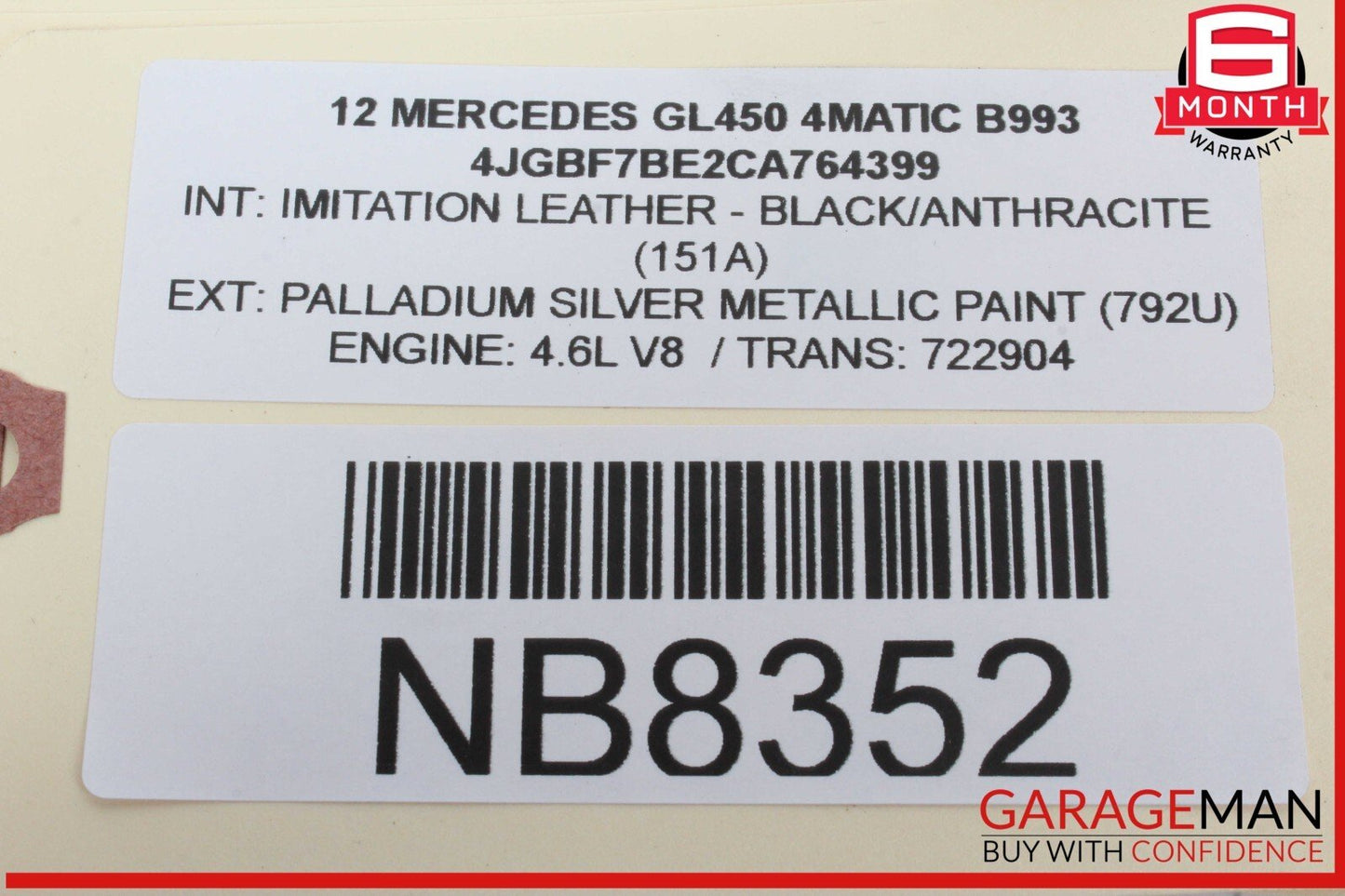 10-12 Mercedes X164 GL450 4MATIC Parktronic Park Assist Control Module OEM
