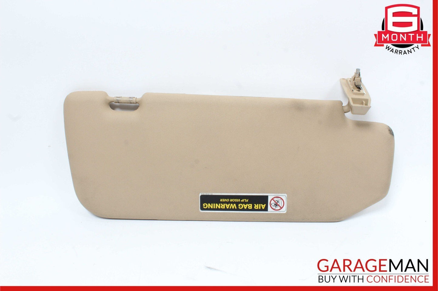 09-13 Mercedes W251 R320 R500 Front left Side Sun Visor Sun Shade Brown OEM