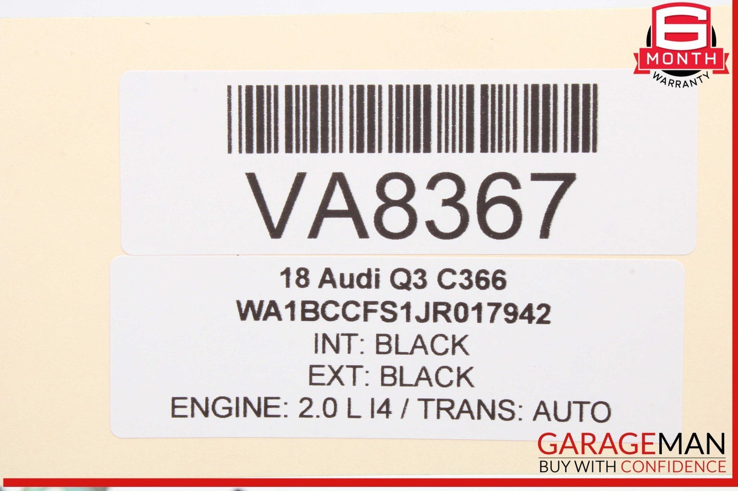 12-18 Audi Q3 Q5 SQ5 A7 Rear Tailgate Liftgate Latch Lock Actuator 8R0827505 OEM