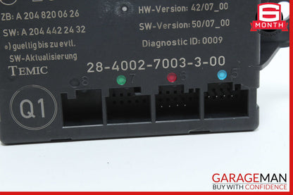 08-18 Mercedes W204 C300 C350 GLK350 Rear Right Side Door Control Module OEM
