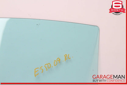 03-09 Mercedes W211 E550 Rear Left Driver Side Door Window Auto Glass OEM