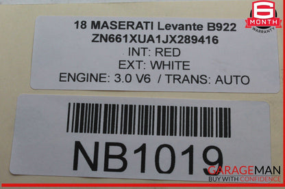 17-20 Maserati Levante M161 Rear Right Passenger Side Lower Control Arm OEM