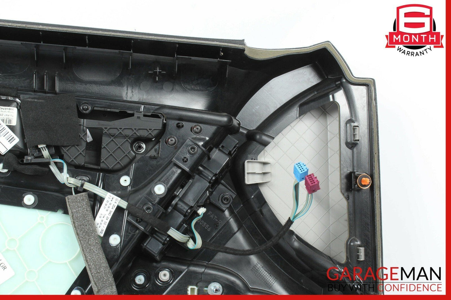 08-14 Mercedes W204 C250 Sedan Front Right Side Interior Door Panel Black Grey