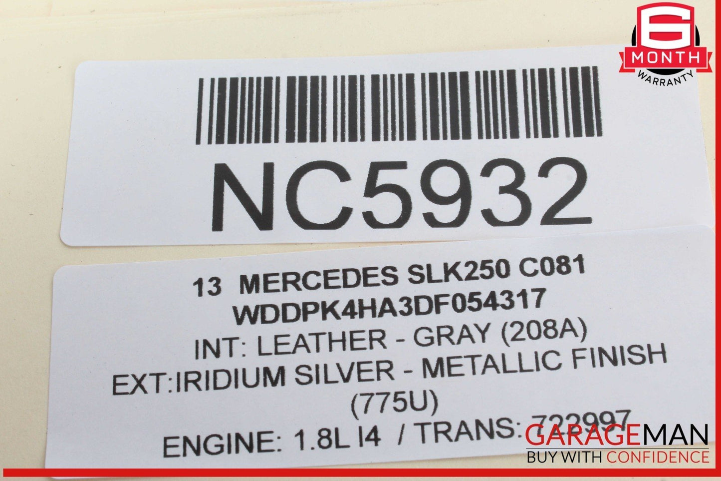 12-16 Mercedes R172 SLK250 SLK350 Floor Gear Shift Shifter Selector Box OEM