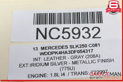 12-16 Mercedes R172 SLK250 SLK350 Floor Gear Shift Shifter Selector Box OEM