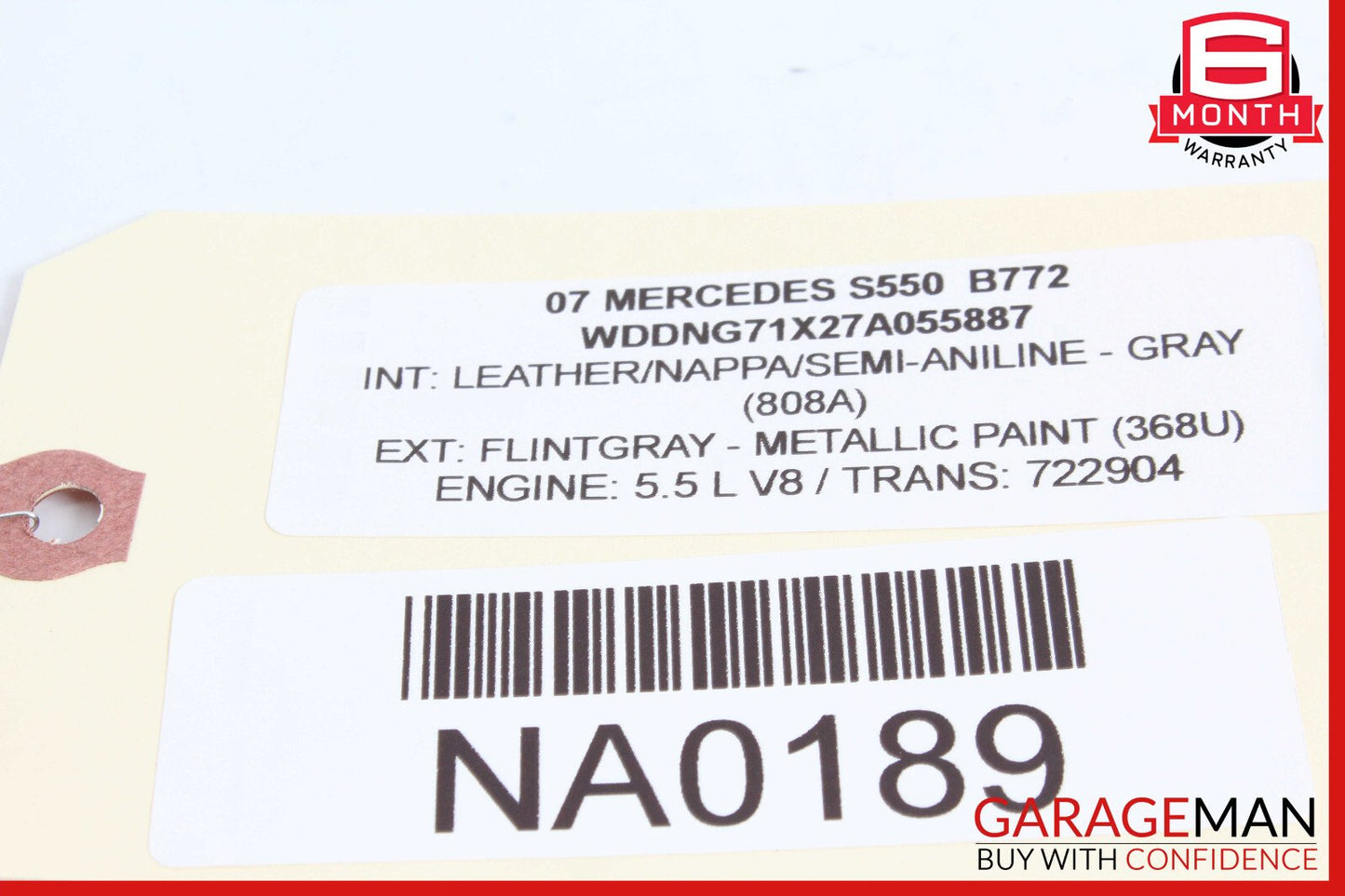 07-14 Mercedes W221 S550 Electronic Parking Button Switch 2215401445 OEM