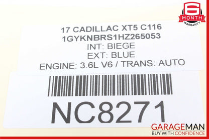 17-20 Cadillac XT5 BCM Body Control Module Unit Bosch 13514637 OEM