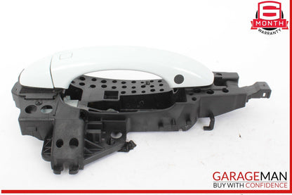 17-24 Audi Q7 Right Passenger Side Exterior Door Handle White 4M0837886A OEM